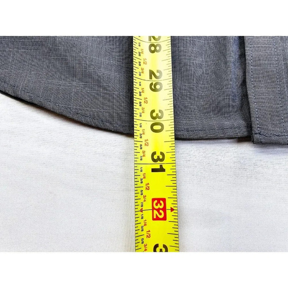 Calvin Klein Slim Fit Size Large Men's Charcoal Gray Elbow Buttons L/S Shirt NWT - Picture 11 of 13
